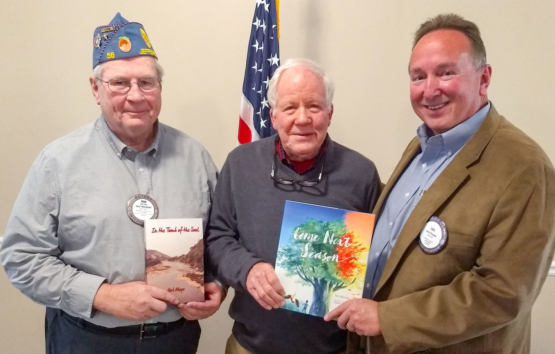 SPEAKS AT ROTARY MEETING